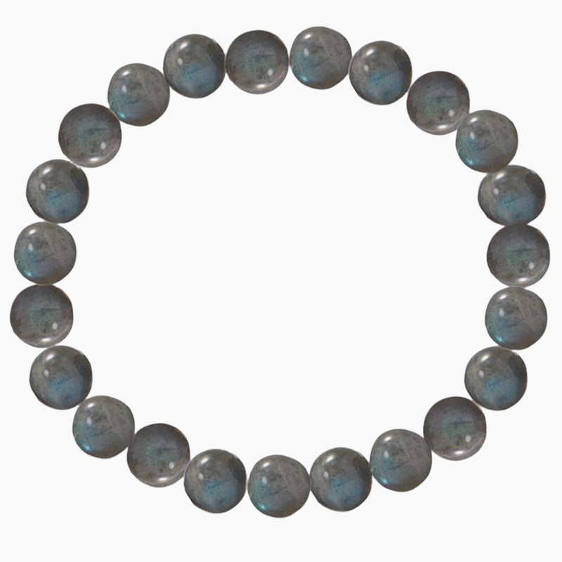 Labradorite Bead Stretch Bracelet