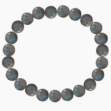 Labradorite Bead Stretch Bracelet
