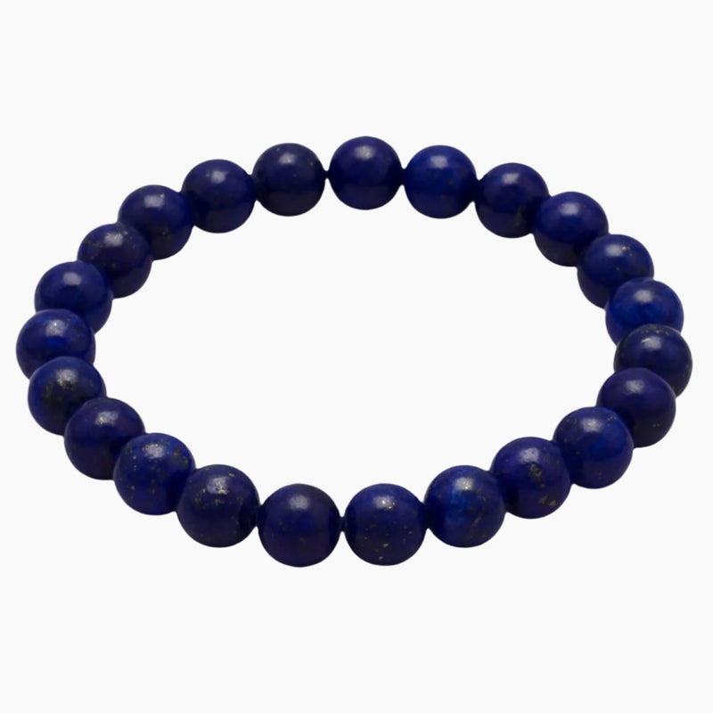 Lapis Bead Stretch Bracelet