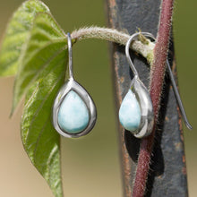 Larimar Tear Drop Earrings Example