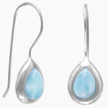 Larimar Tear Drop Earrings