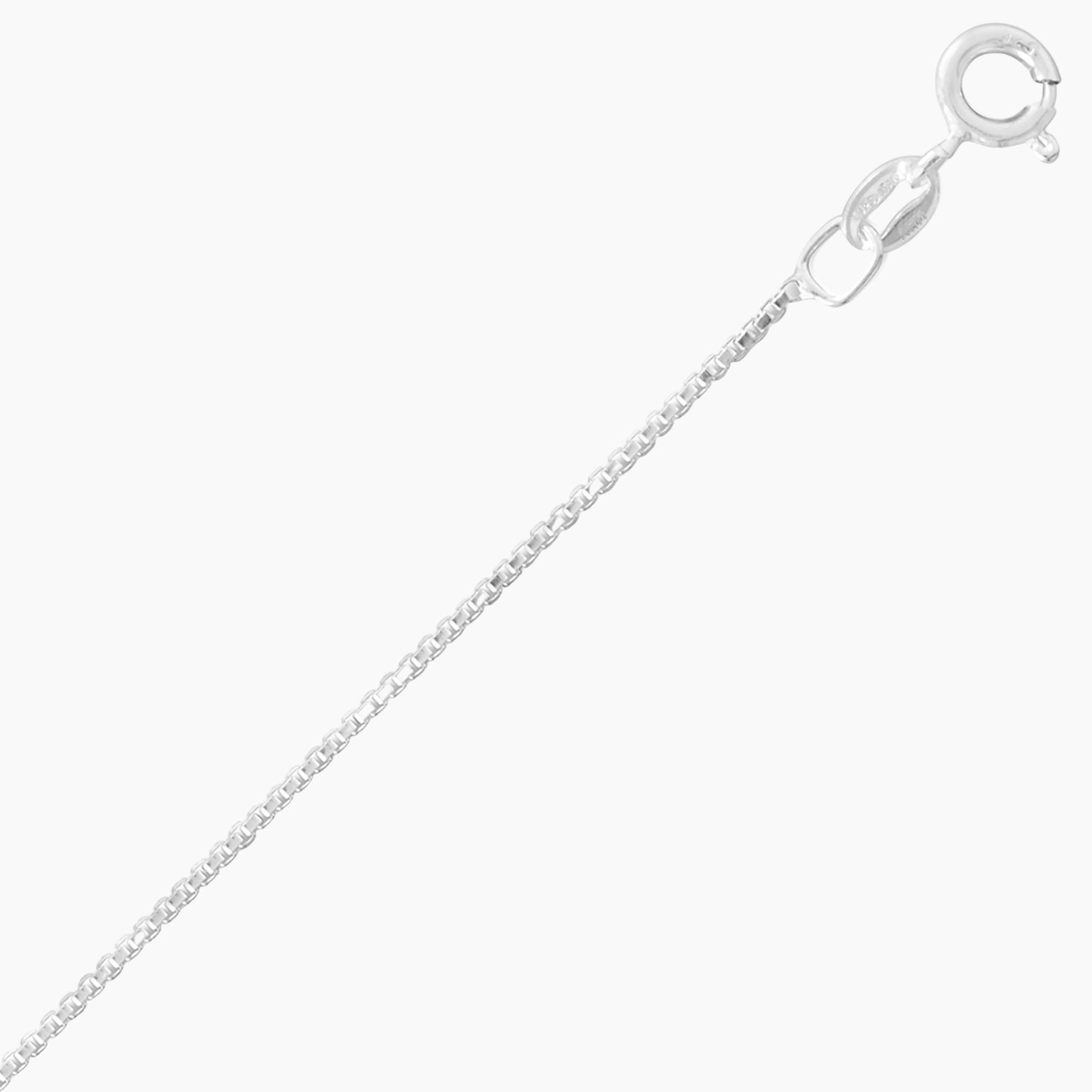 Light Box Chain Silver - 1mm