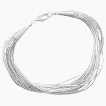 Liquid Silver 20 Strand Chain Full