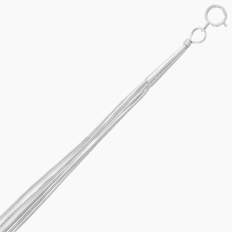 Liquid Silver 5 Strand Chain