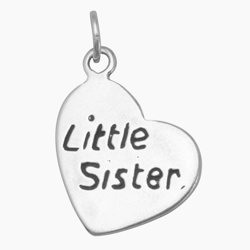 Little Sister Heart Charm