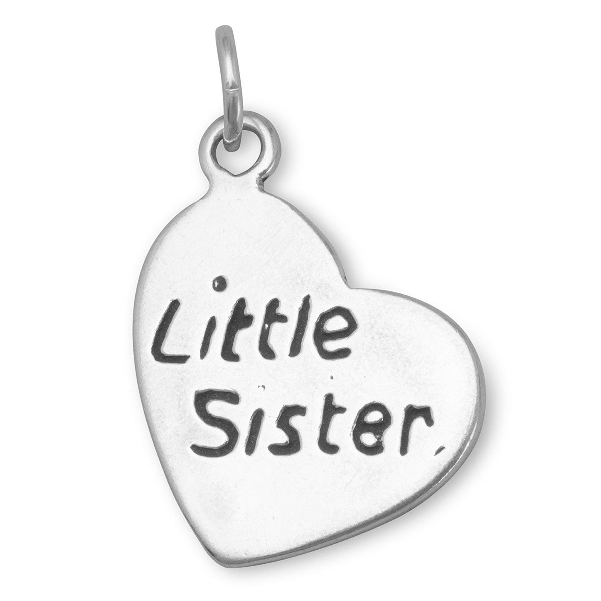 Little Sister Heart Charm