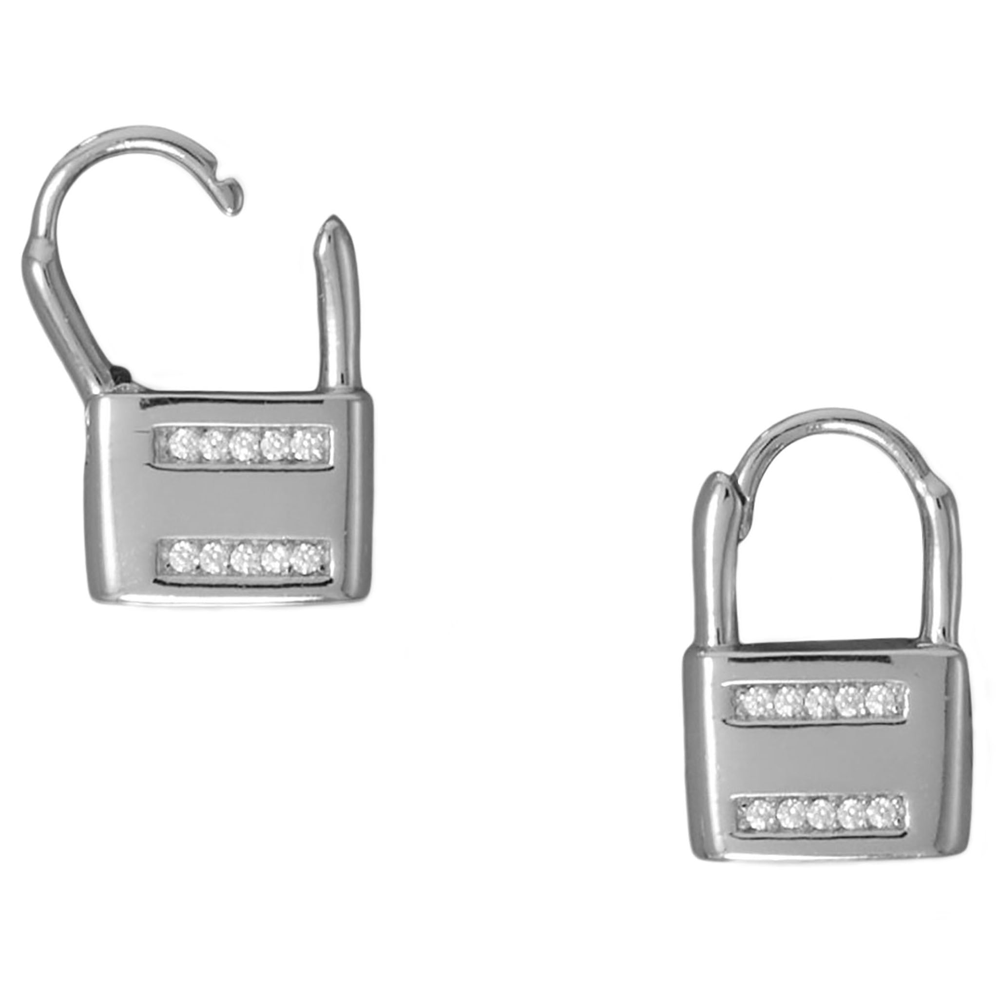 Lock Design Earrings