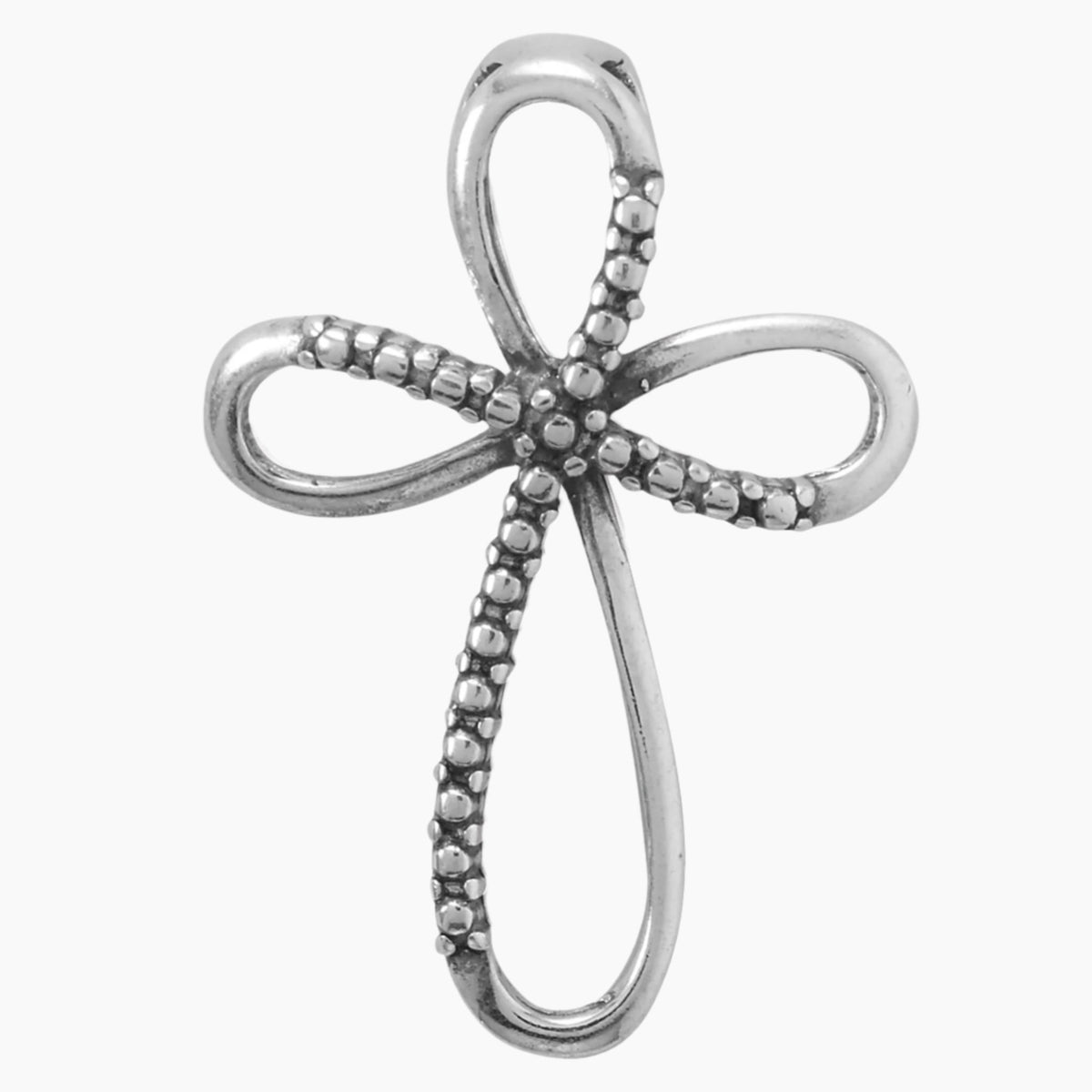 Looped Cross Slide Pendant
