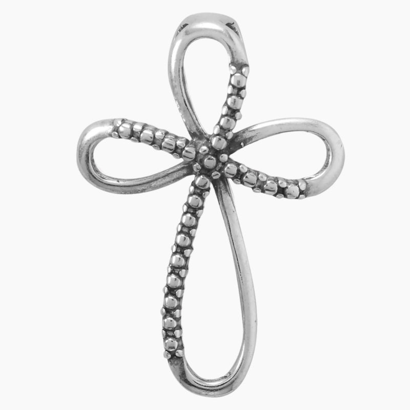 Looped Cross Slide Pendant