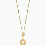 Love Knot Gold Pendant Necklace