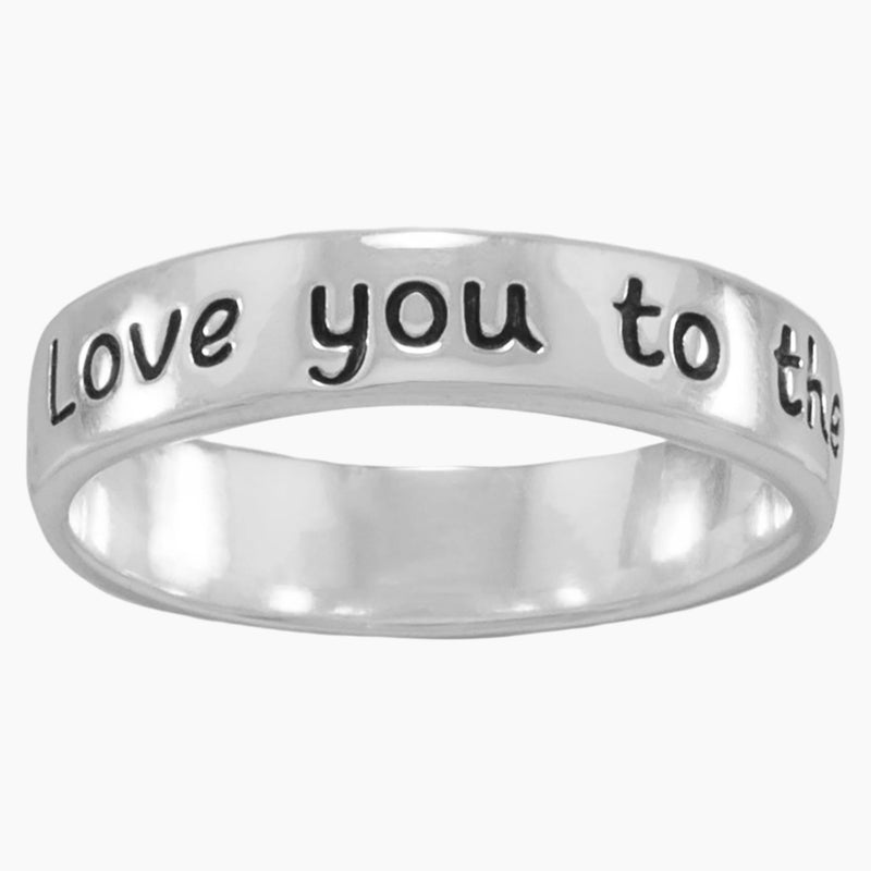 Love You to the Moon and Back Ring