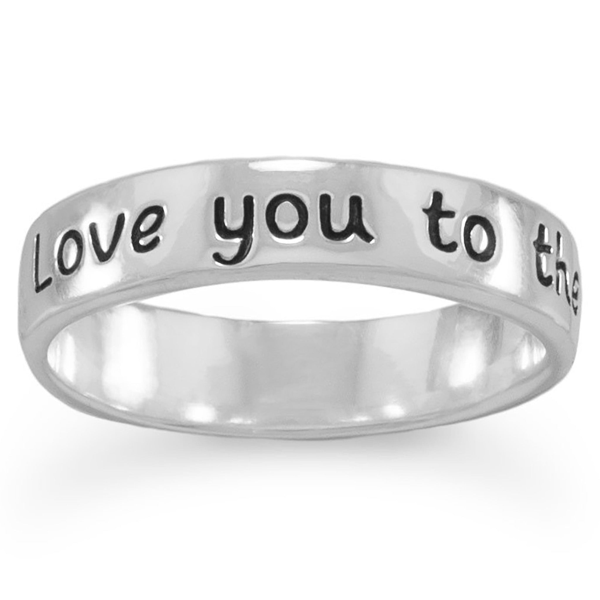 Love You to the Moon and Back Ring