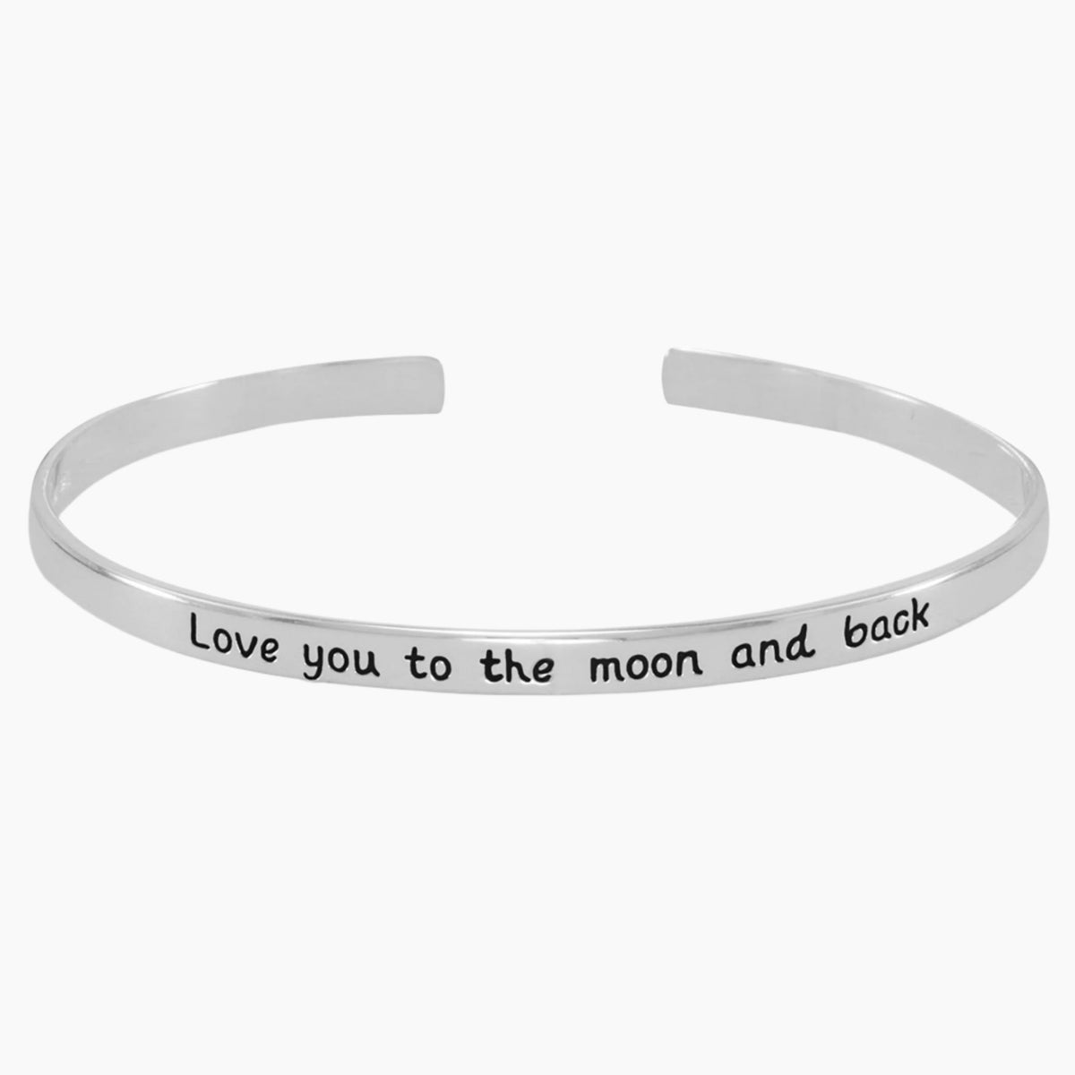 Love You to the Moon and Back Cuff Bracelet