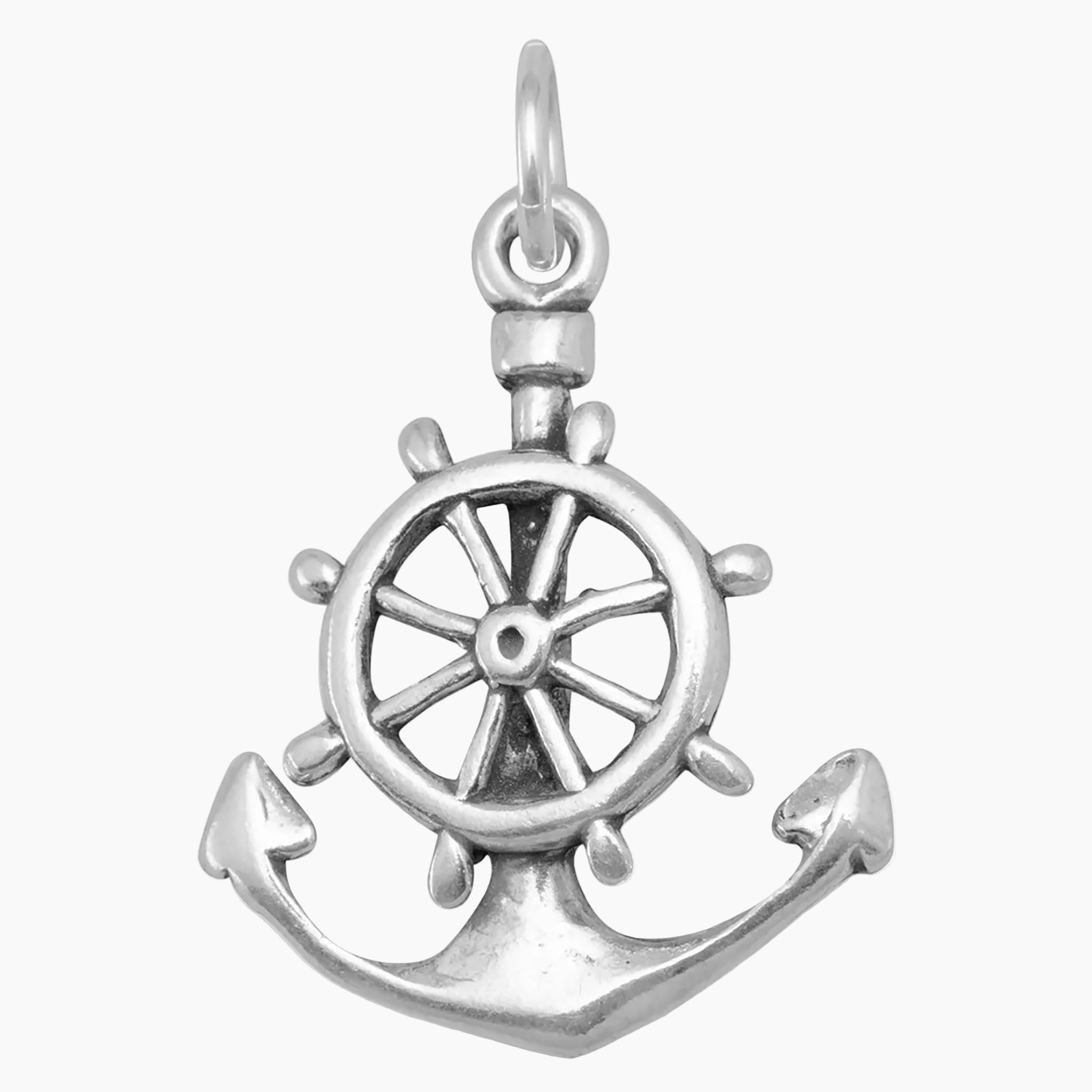 Mariners Anchor Cross Charm
