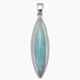 Marquise Shape Larimar Pendant