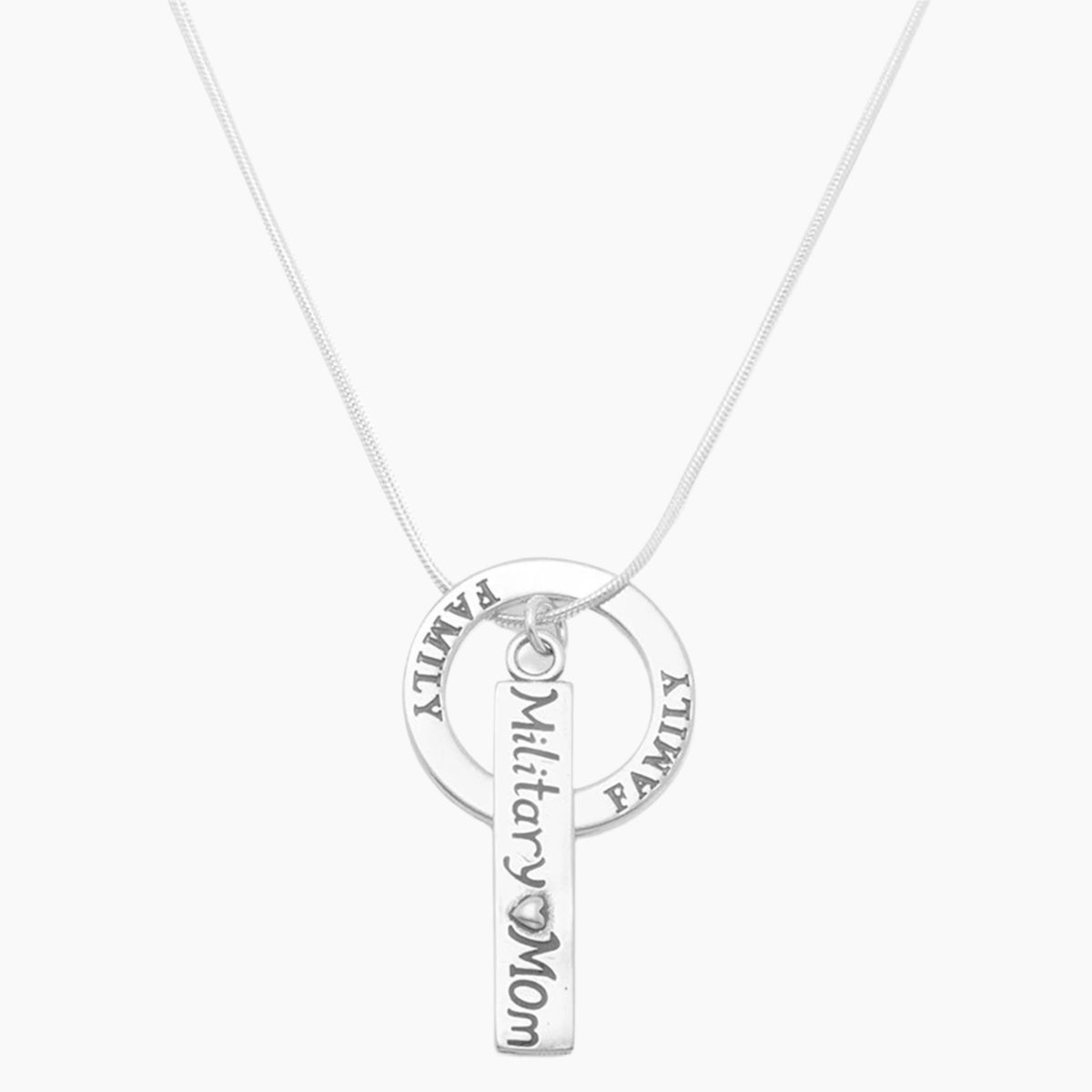 Military Mom Charm On Chain