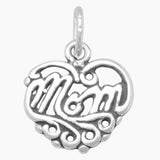 Mom Heart Charm