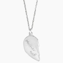 Mother Daughter Heart Necklace Set Mother