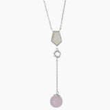 Mother of Pearl and Rose Quartz Necklace