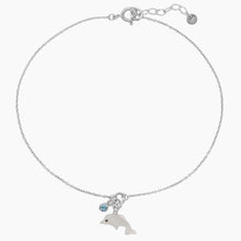 Mother of Pearl Dolphin Anklet