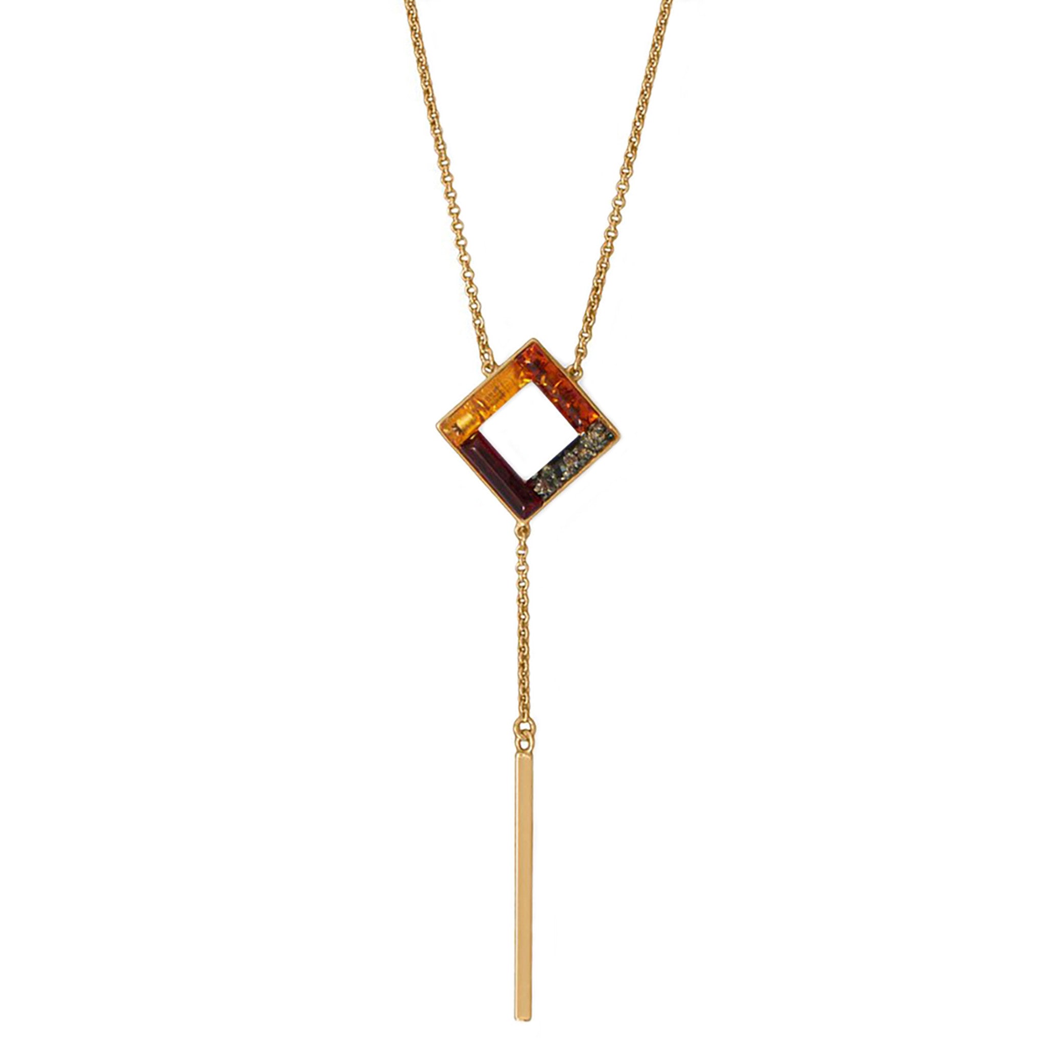 Multi Color Amber Necklace
