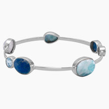 Multi Gemstone Bangle Bracelet