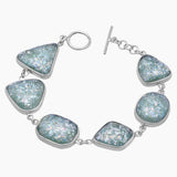 Multi Shape Roman Glass Bracelet