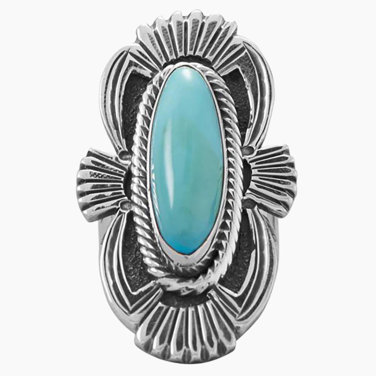 Native American Campitos Turquoise Ring