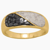 Natural Diamond Chip Ring