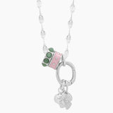 Nature Blooms Design Charm Necklace