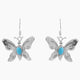 Navajo Turquoise Butterfly Earrings