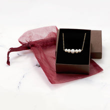 Near Round Freshwater Pearl Necklace in Box