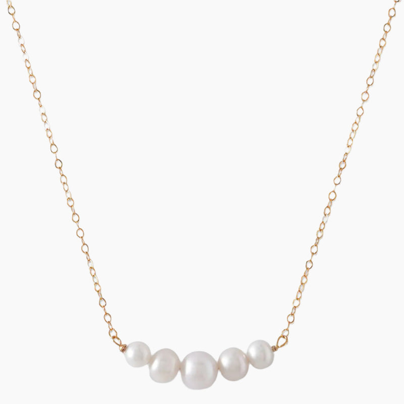 Near Round Freshwater Pearl Necklace