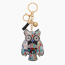 Ole Colorful Wise Owl Crystal Bag Charm