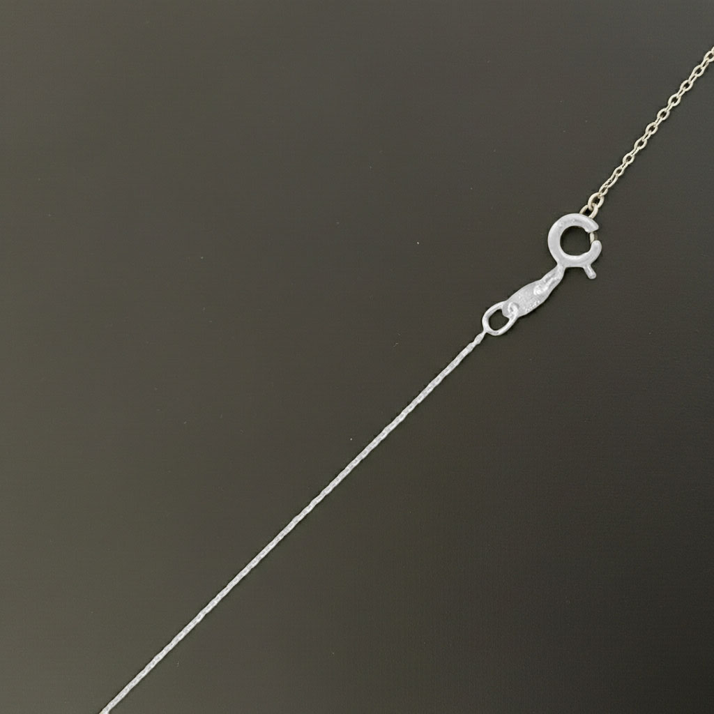 Open Cable Chain - 0.6mm Clasp View