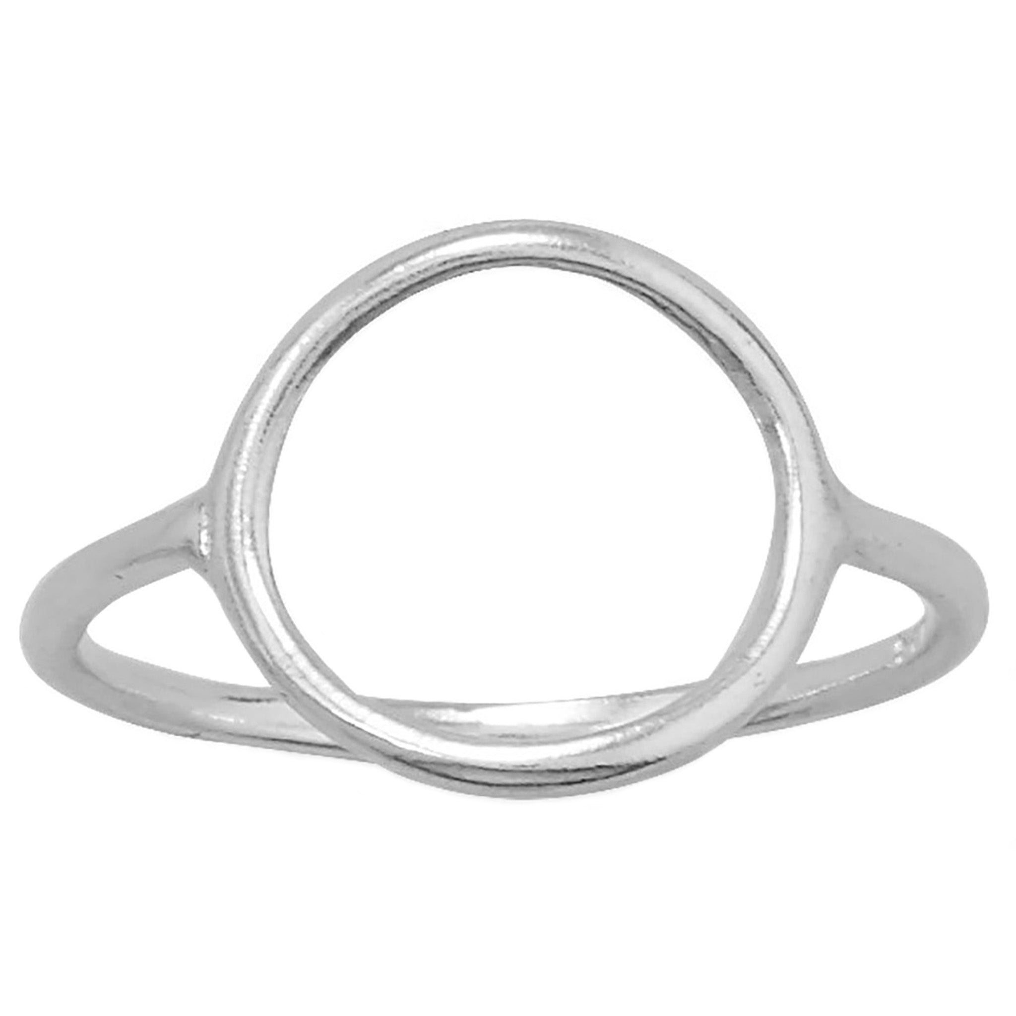 Open Circle Design Ring