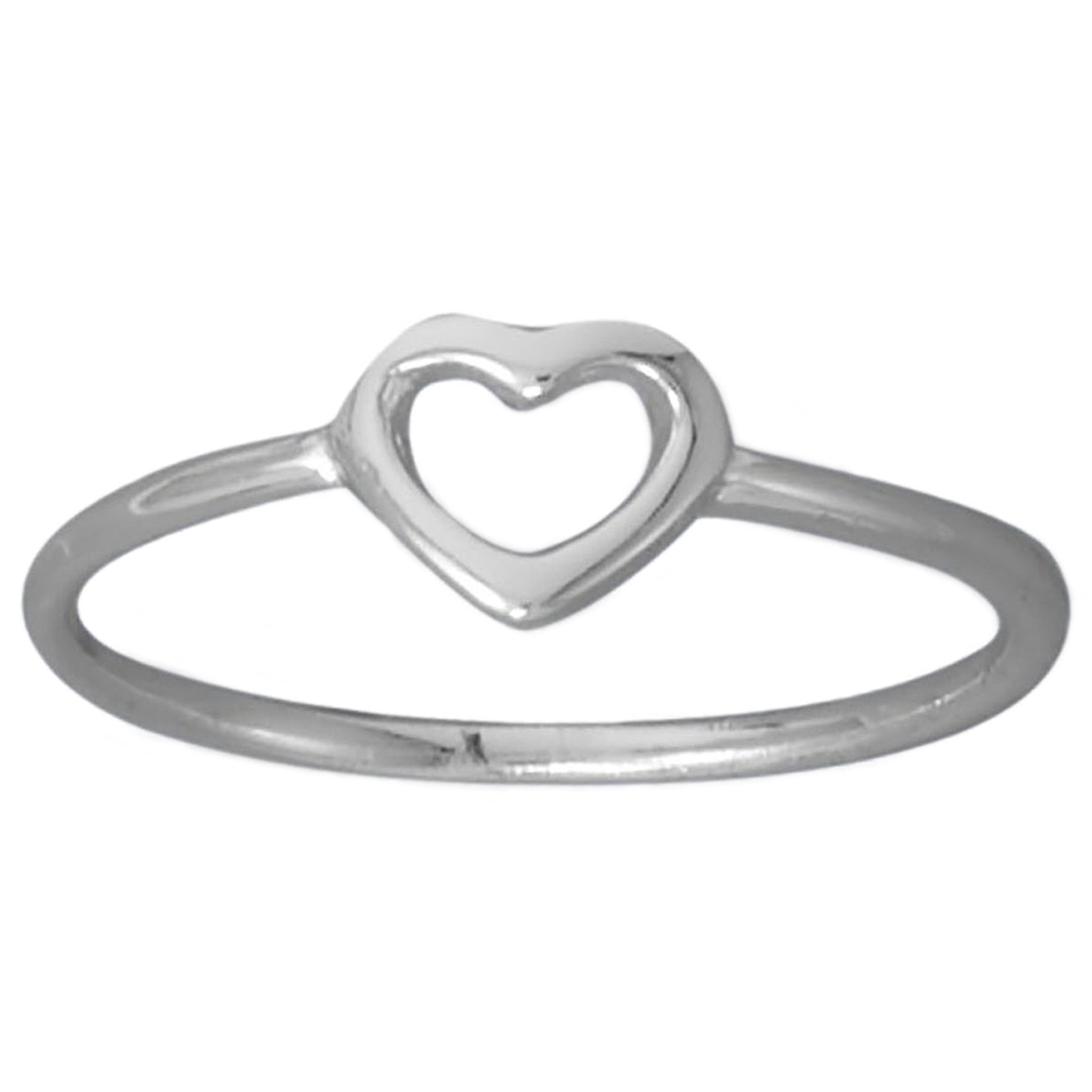Open Heart Design Ring