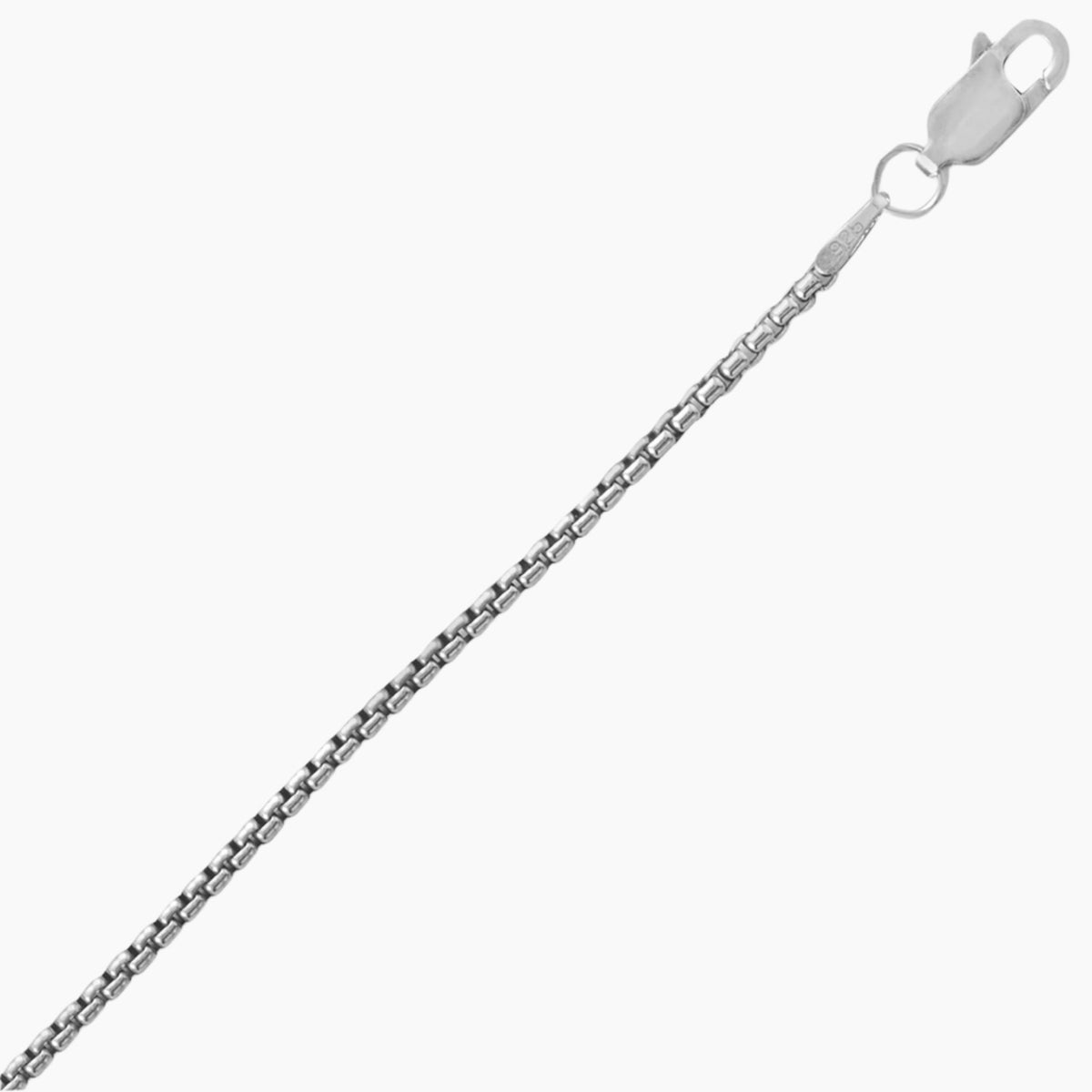 Oxidized Box Chain - 1.6mm