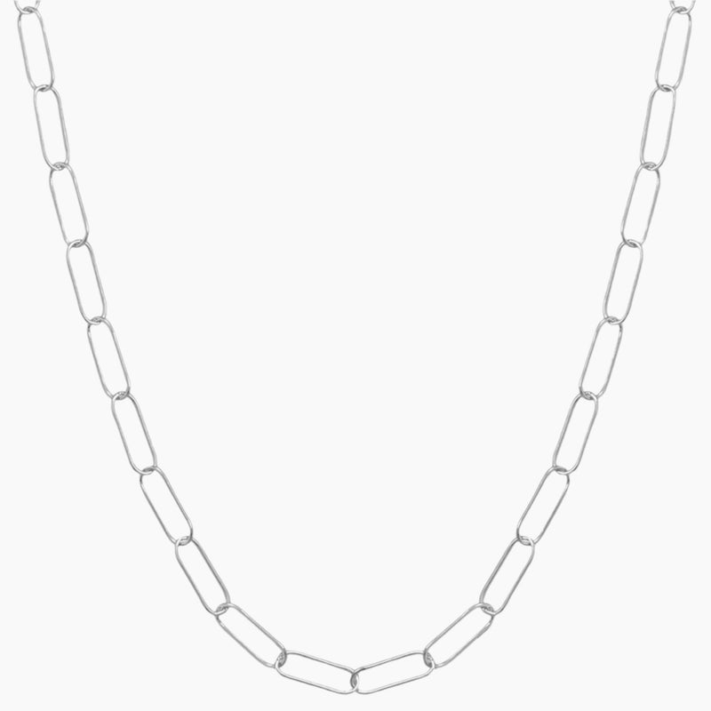 Paperclip Style Necklace