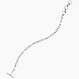 Paperclip Style Toggle Bracelet