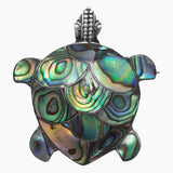 Paua Shell Turtle Pin Pendant