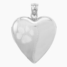 Paw Print Memory Keeper Locket