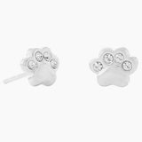 Paw Print Stud Earrings