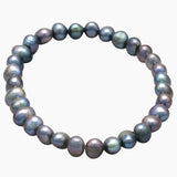 Peacock Freshwater Pearl Stretch Bracelet