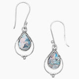 Pear Shape Roman Glass Earrings
