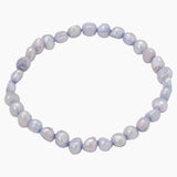 Periwinkle Freshwater Pearl Stretch Bracelet