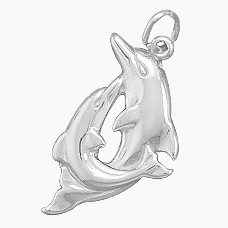 Playful Dolphins Charm