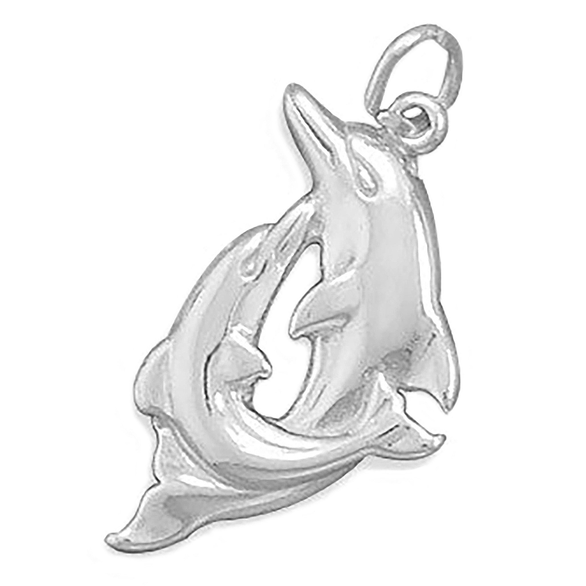 Playful Dolphins Charm
