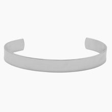 Polished Silver Cuff Bracelet