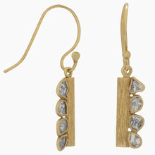 Polki Diamond Drop Earrings